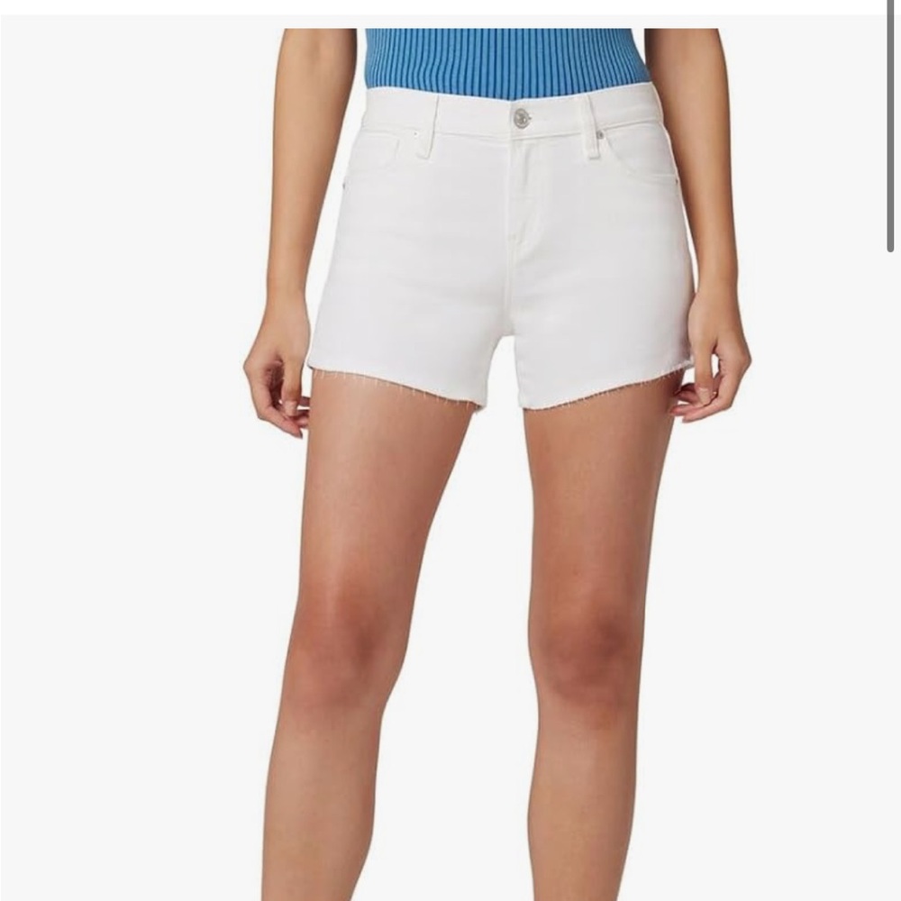 HUDSON Gemma Mid Rise, Cut Off Jean Shorts